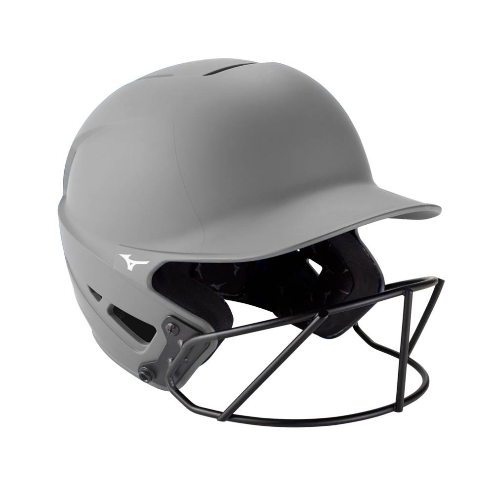 Womens Mizuno F6 Fastpitch Softball Batting Helmet Grey Philippines (VKFNUH490)